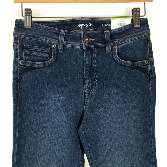 Style & Co Petite Straight-Leg Jeans - Picture 4 of 6